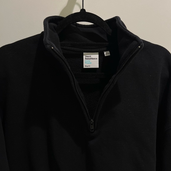 Aritzia TNA Sweatfleece Cozy Megafit Zip - Picture 4 of 5